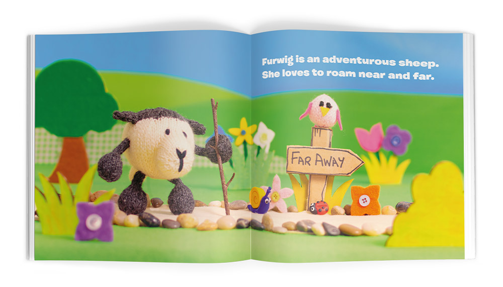 Woolly Tales - Furwig the Sheep book detail